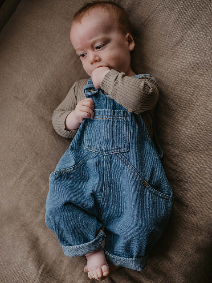 The Oversized Denim Dungaree